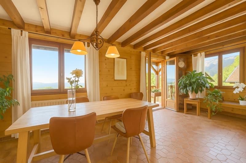 Chalet de charme à Vesancy, proche Divonne (4)