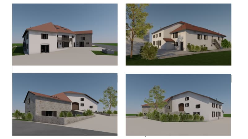 FERME REHABILITEE   PROJET D'INVESTISSEMENT À FORT POTENTIEL   PERMIS PURGÉ   7 LOGEMENTS (12)