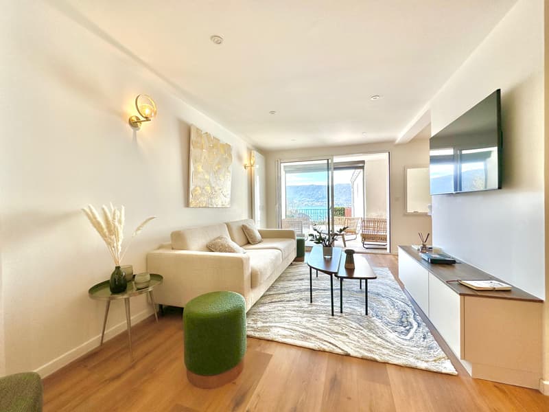 Appartement refait à neuf avec grande terrasse vue lac !!! (6)