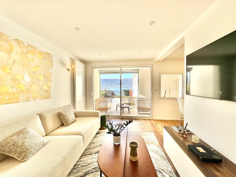 Appartement refait à neuf avec grande terrasse vue lac !!! (7)