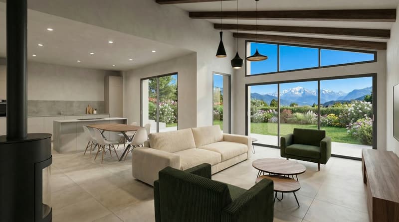 Villa Contemporaine RE 2020 135 m² sur 712 m² PÉRON (2)