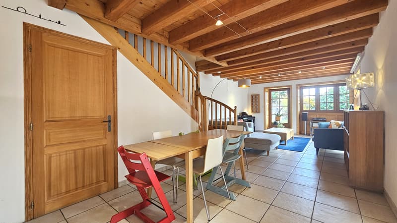 Prévessin-Moëns   Charmante maison villageoise en pierre de 220 m² habitable, à deux pas du centre (9)