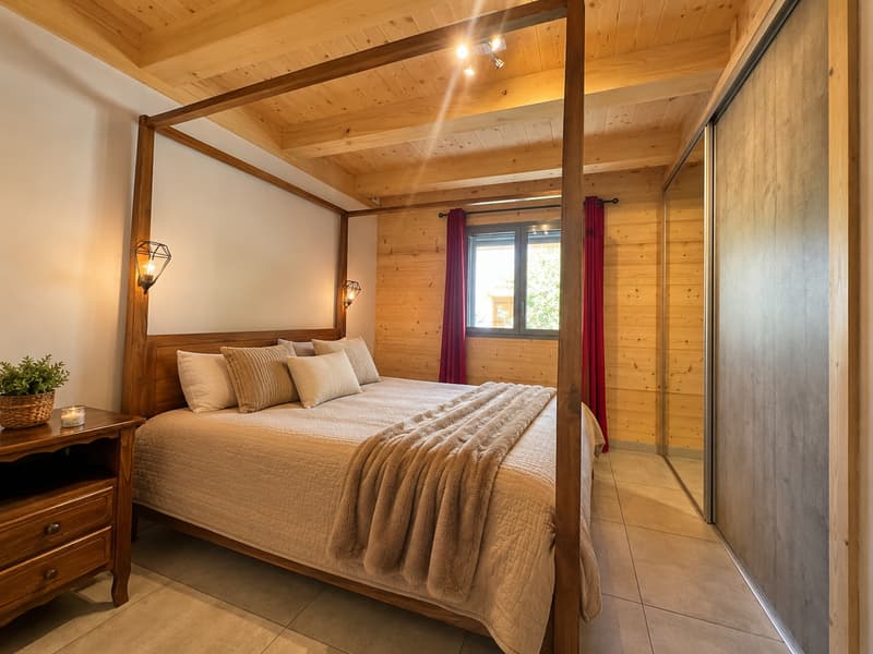 Magnifique chalet avec 110 m² de garages et vue panoramique sur les montagnes (6)