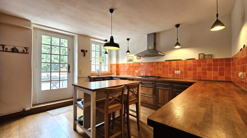 Centre Ferney, maison de 200m2 + dépendance de 41m2 sur terrain de 1590m2 (9)
