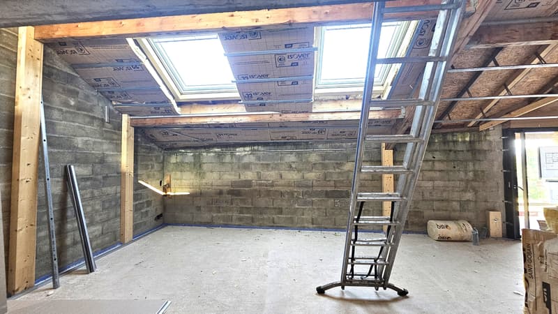 CHEVRY, Attique en duplex, T5 de 137m2 dans grange rénovée (5)
