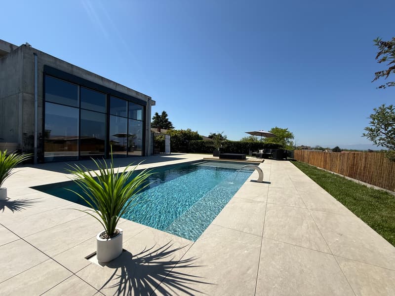 Propriété d'architecte d'exception avec vue sur le lac Léman à Thonon-les-Bains (11)