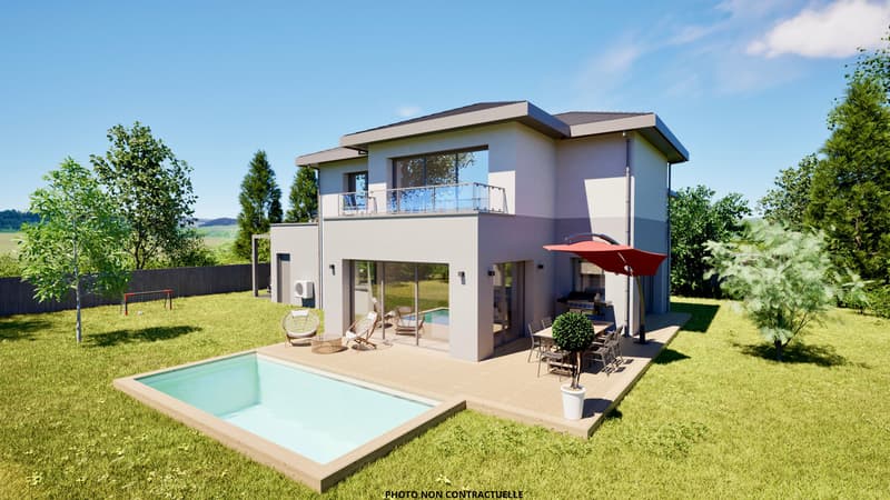 Maison de 130 m² 4 chambres terrain de 636 m² PREVESSIN-MOENS Centre (1)