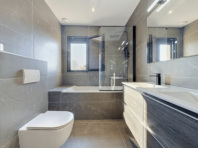 Maison mitoyenne neuve de 106 m² aux belles prestations à Saint-Cergues (10)