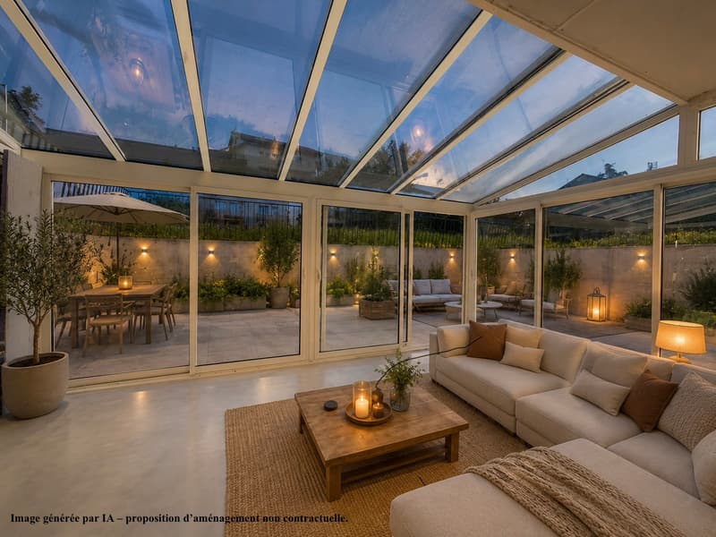 T4 entièrement rénové avec jardin, terrasse et véranda Thonon-les-Bains (2)