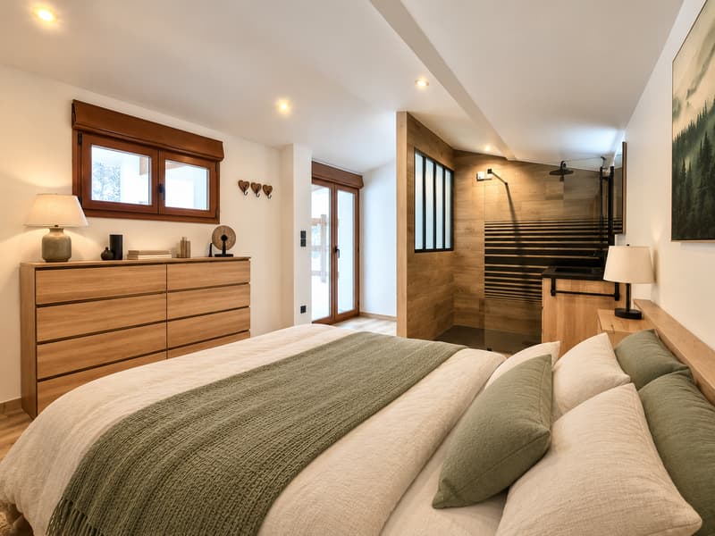 Appartement de 70 m2 entièrement refait à neuf aux Gets. (7)