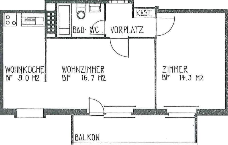 Grundrissplan