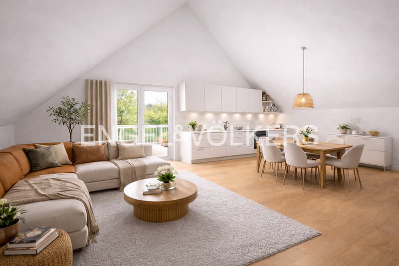Neubau: Exklusive Dachwohnung mit Bergsicht (2)