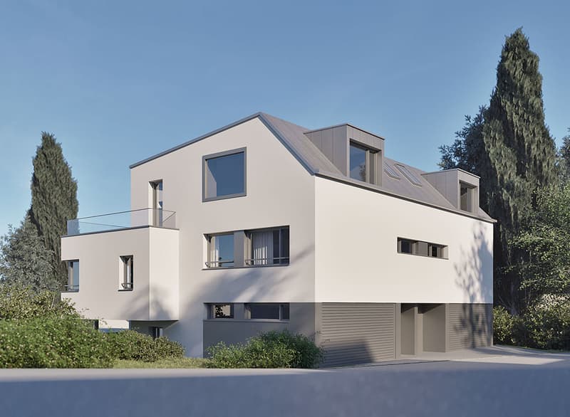 Nouvelle construction : demi-maison mitoyenne exclusive dans un emplacement idéal à Wettswil am Albis (3)