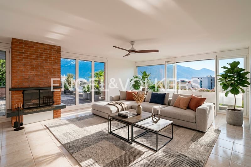 Appartamento in mansarda soleggiato con vista lago (23) (4)