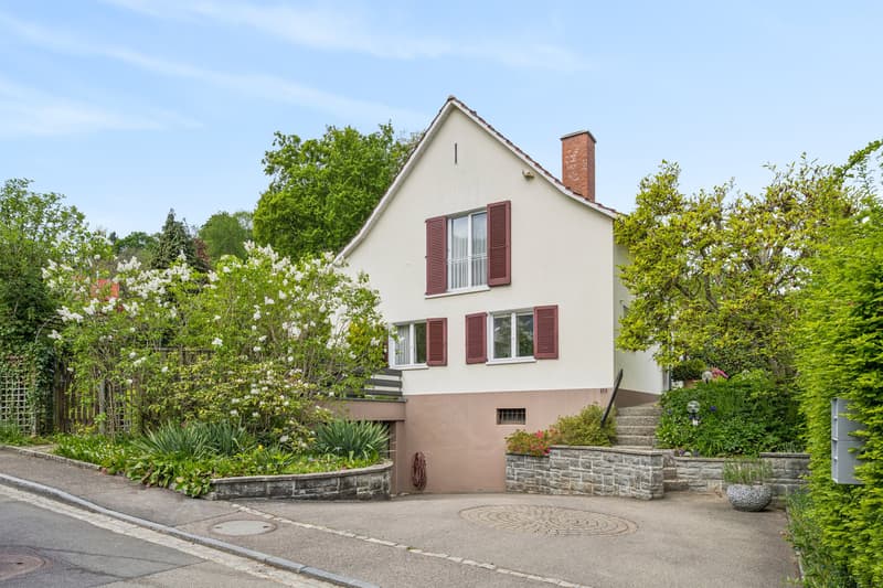 Stilvolles Einfamilienhaus mit Baulandreserve im Grünen (11)