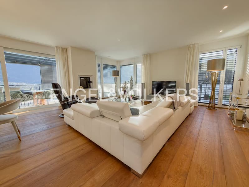 Appartement attique de luxe à Buchs : élégance, panorama montagnard et oasis de bien-être (9)