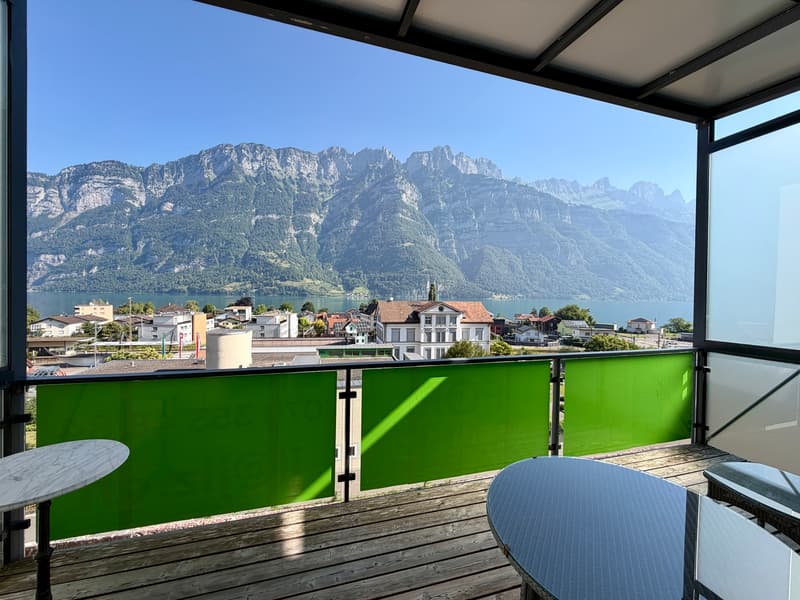 Esclusivo loft maisonette attico con panorama lacustre e montano a Murg sul Walensee (12)