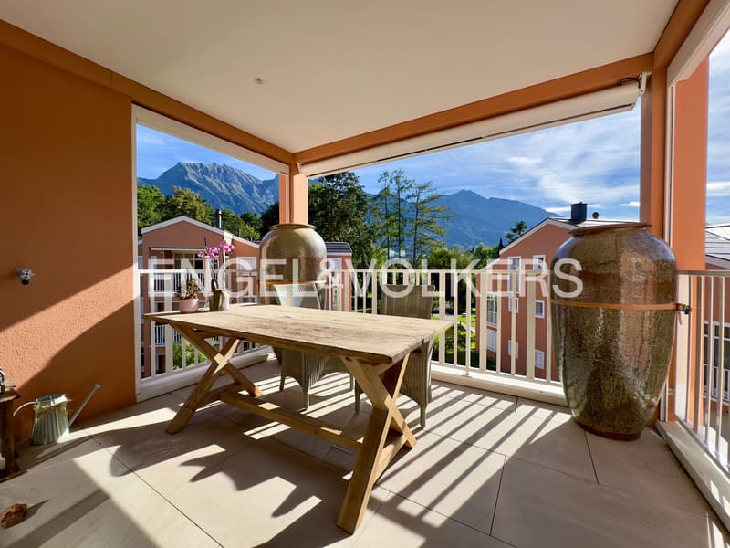 Luxuriöse 5.5 Zimmer-Dachwohnung im Föhrenwaldpark Bad Ragaz (2)