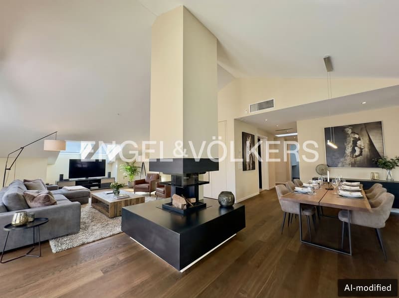 Luxuriöse 5.5 Zimmer-Dachwohnung im Föhrenwaldpark Bad Ragaz (7)