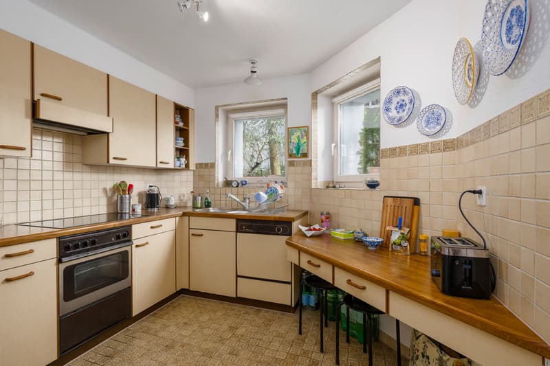 Appartamento con giardino e studio separato (3)