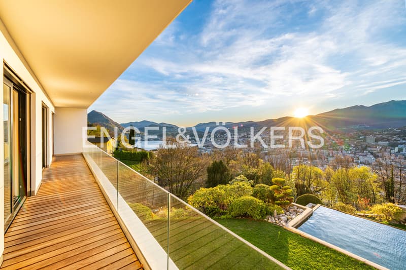 Exclusive modern villa with pool and Lake Lugano view (9)