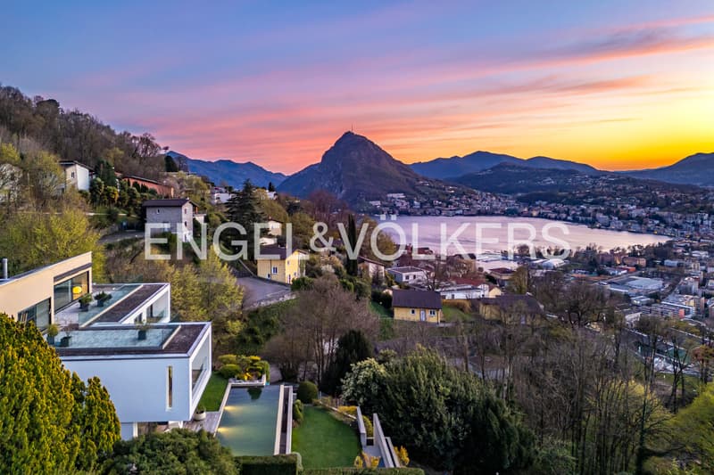 Exclusive modern villa with pool and Lake Lugano view (13)