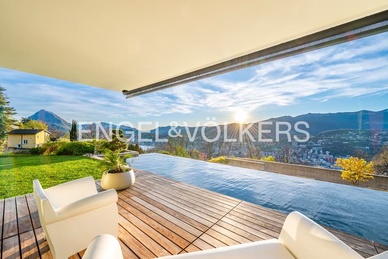 Exclusive modern villa with pool and Lake Lugano view (3)