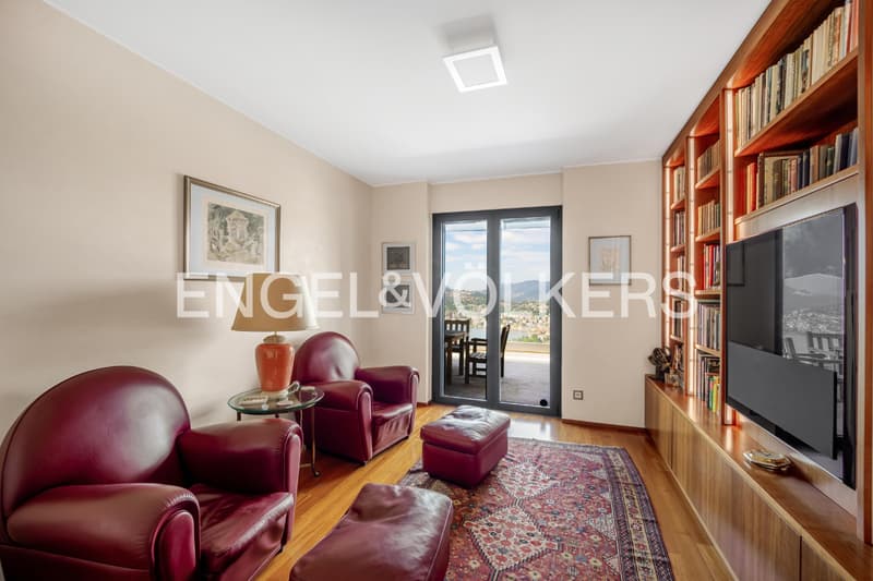 Penthouse con vista mozzafiato a Lugano-Albonago (10)