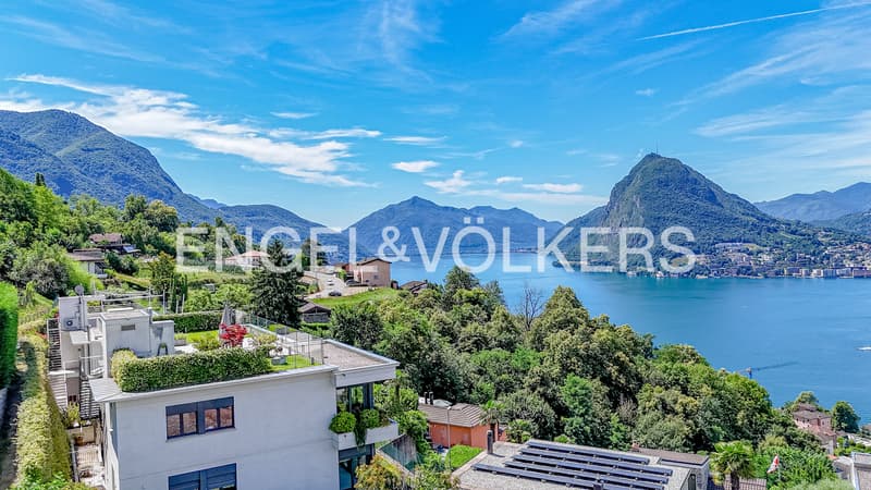 Penthouse con vista mozzafiato a Lugano-Albonago (3)