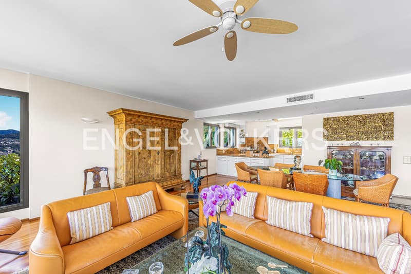 Penthouse con vista mozzafiato a Lugano-Albonago (5)