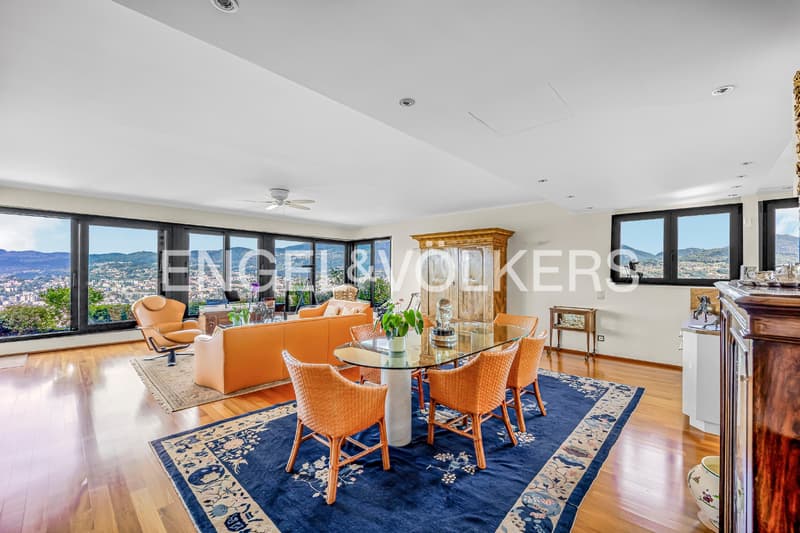 Penthouse con vista mozzafiato a Lugano-Albonago (4)