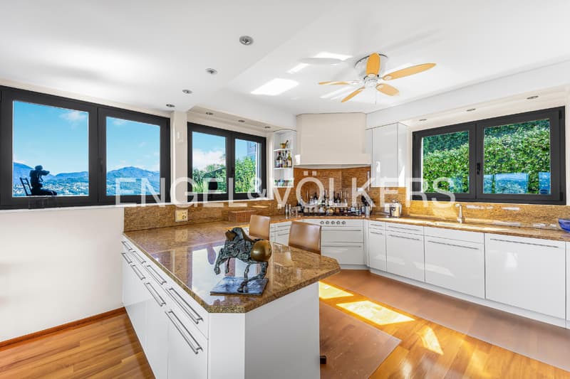 Penthouse con vista mozzafiato a Lugano-Albonago (6)
