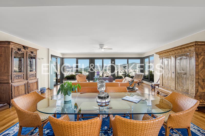 Penthouse con vista mozzafiato a Lugano-Albonago (2)