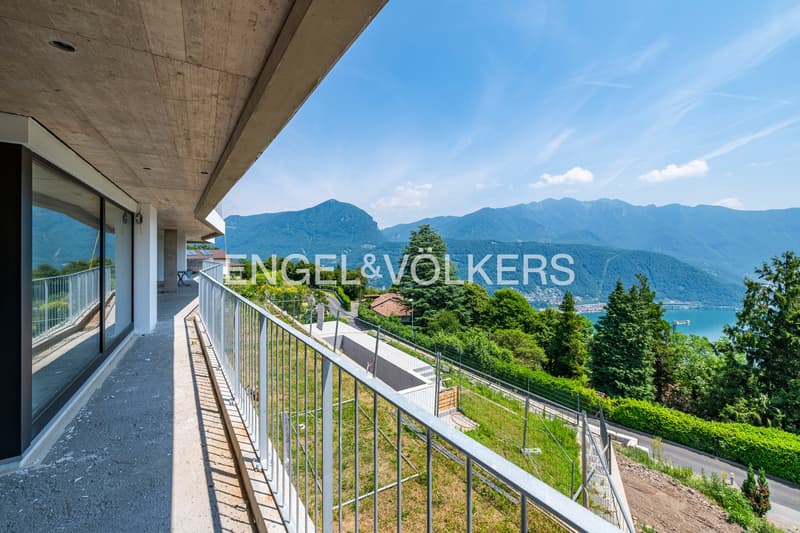 Moderno appartamento con incantevole vista lago a Carona (10)