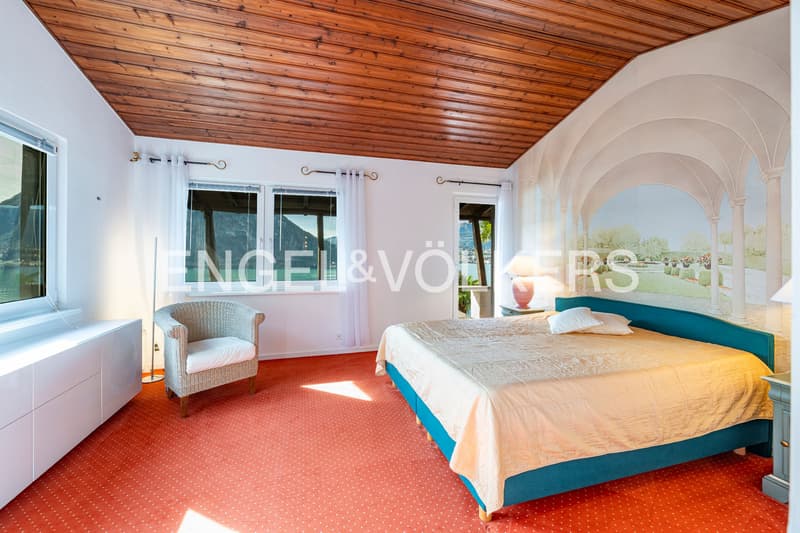 Casa panoramica con vista lago e barca (9)