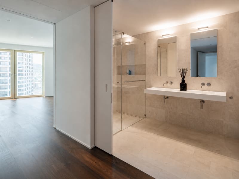 Master-Badezimmer: Wellness in seiner schönsten Form.