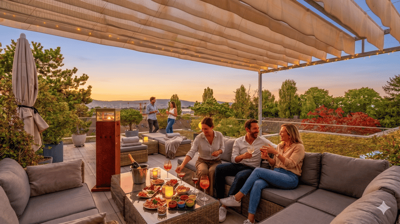 Profitez de l'été à Zurich – Attique exclusive avec vue lointaine (1)