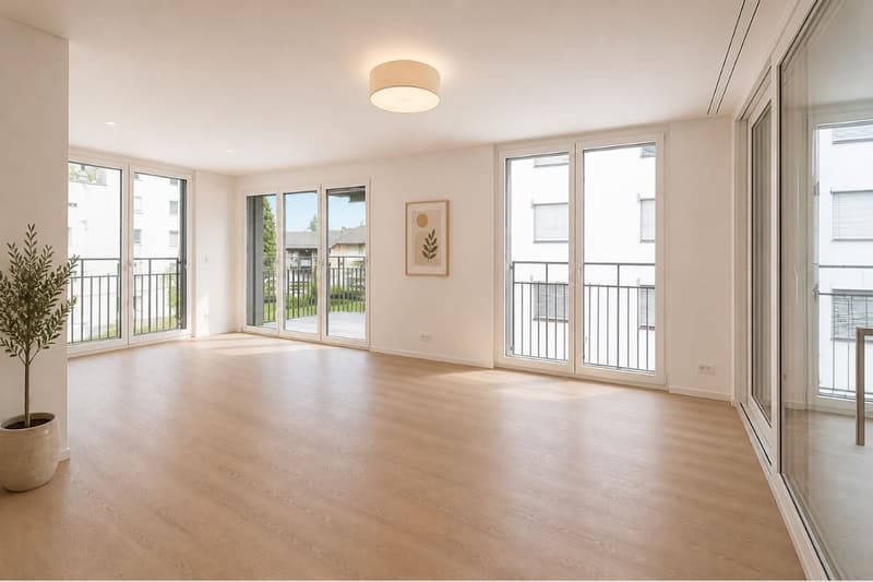 Neuf, moderne, avec balcon et serre (5)