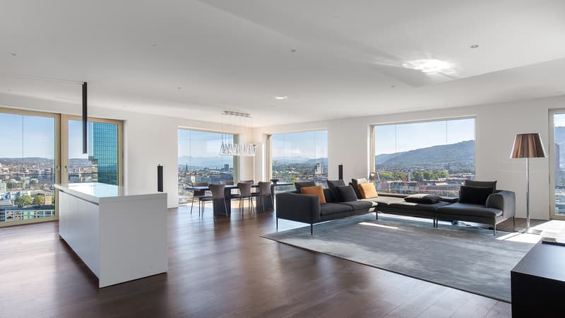 Eine Klasse für sich - Möblierte Luxusresidenz im Mobimo Tower (6)