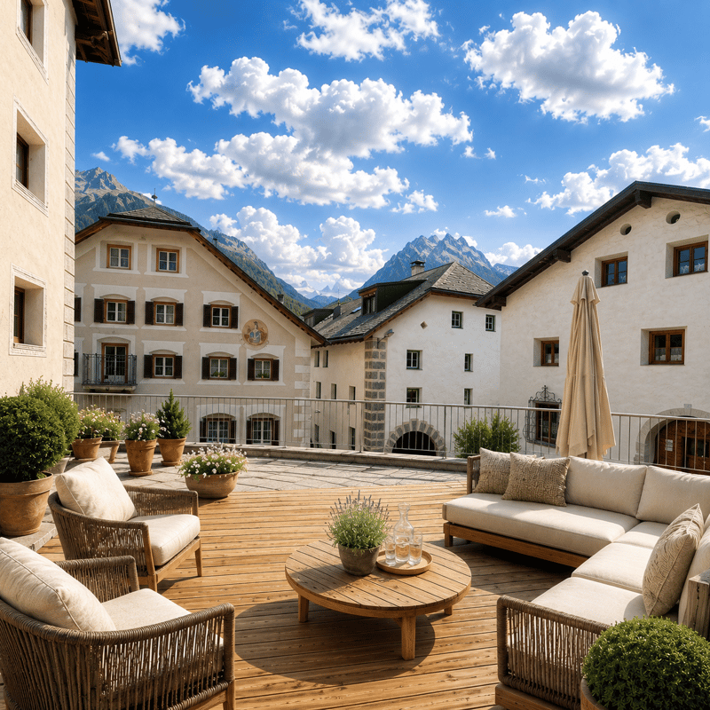 Historisches Juwel trifft Moderne: Luxuriöses Engadinerhaus in Scuol (1)