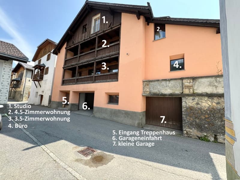 Traumhaftes Engadinerhaus im Herzen von Sent mit 3 Ferienwohnungen im (7)