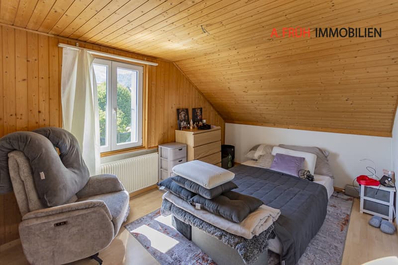 Schlafzimmer Dachgeschosswohnung