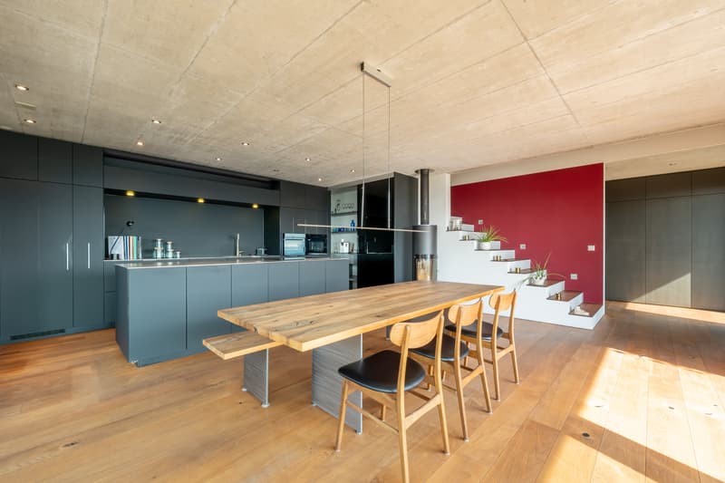 Modern design house with loft pavilion and pool (2)