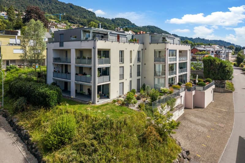 Appartement attractif 4.5 pièces avec terrasse spacieuse, garage et parking extérieur (1)