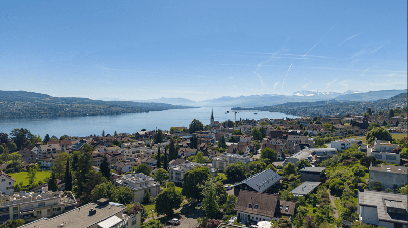 Wohnen mit Panoramasicht über den Dächern von Oberrieden (4)