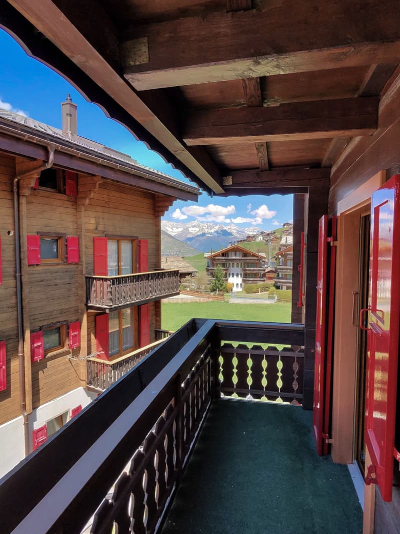 Appartamento di chalet al 2° piano vicino alla ferrovia di montagna (10)