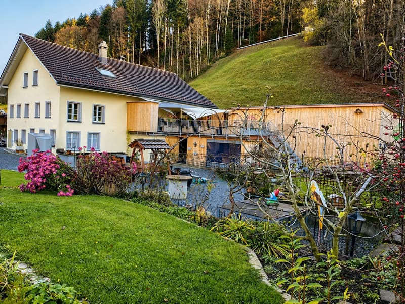 Grosszügiges Zweifamilienhaus mit Wohnmobilgarage (1)