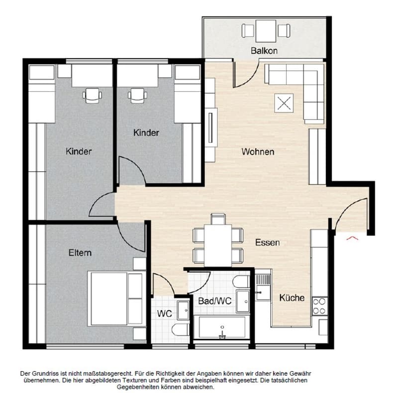 Appartement attractif de 4,5 pièces au 2e étage (6)