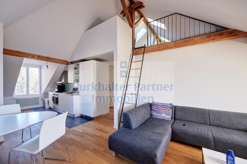 Wunderschöne Dachwohnung mit Galerie in der vorderen Länggasse! (4)