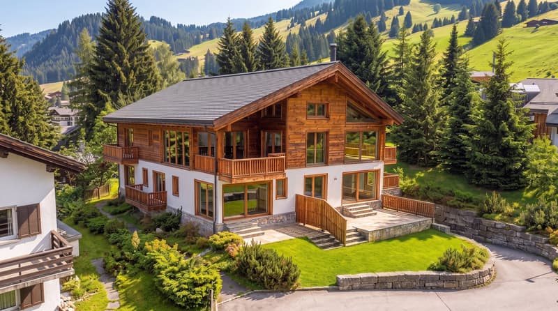 Exklusive 4.5-Zimmer-Dachwohnung in Parpan mit Bergblick (1)